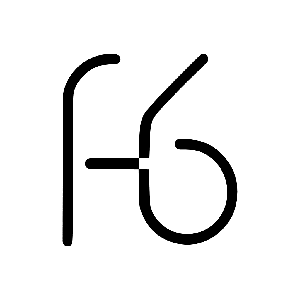 Free Alphanumeric F6 Logo Design