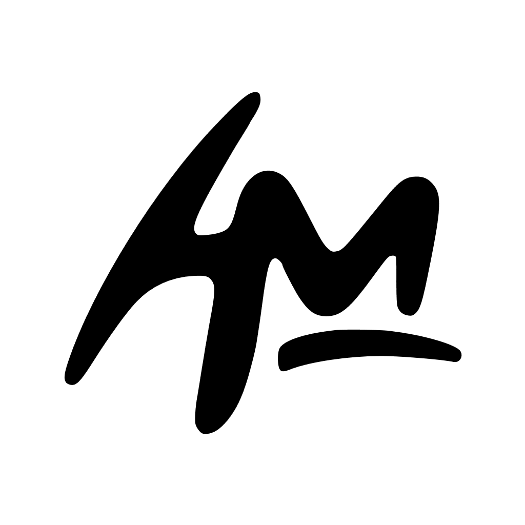 Hand-Drawn AM or HM Logo Design