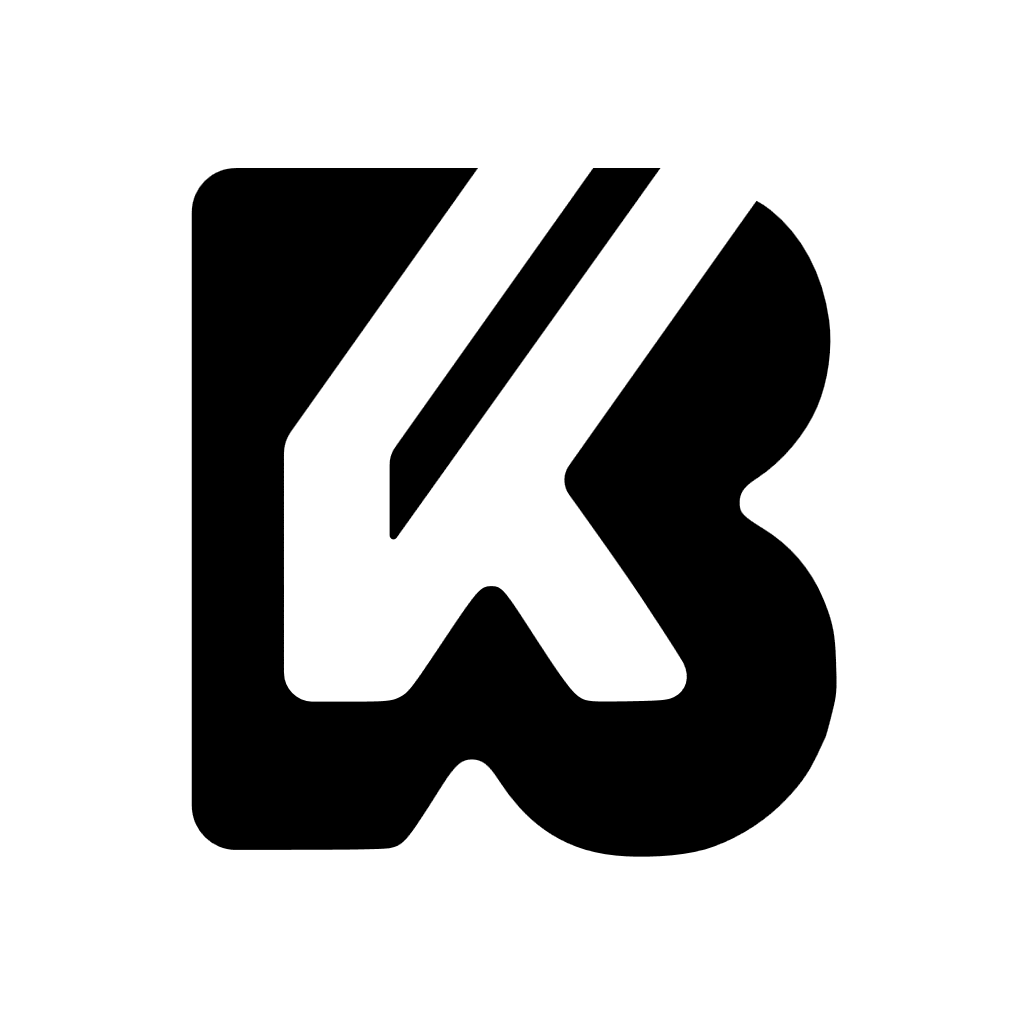 B Logo or Clever BK Logo Design