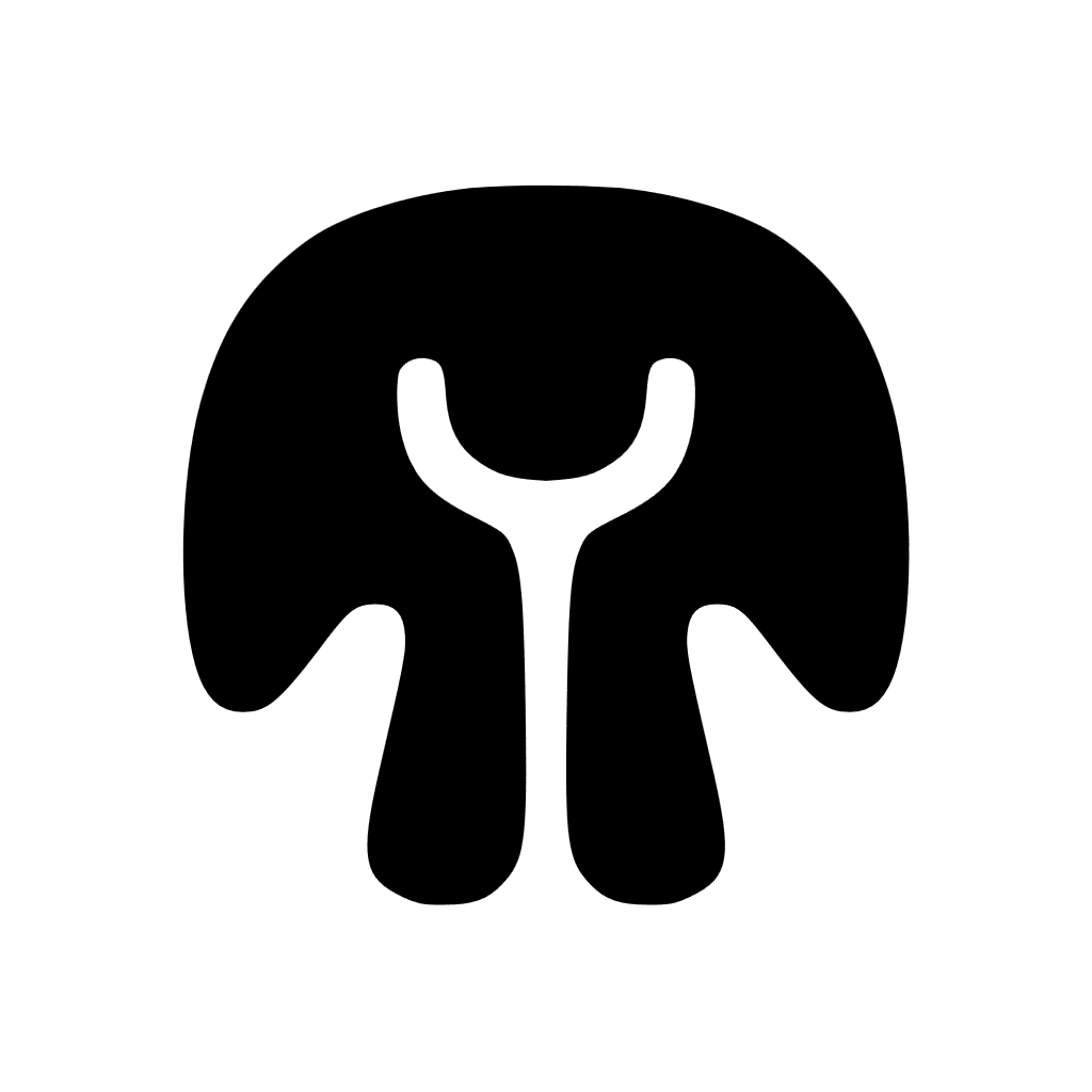 Jellyfish-Inspired Logo with Negative Space Letter Y