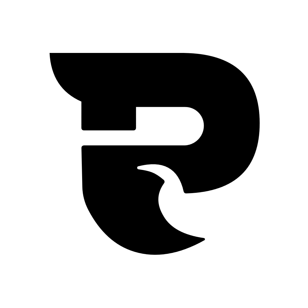 Free Negative Space P Logo Design