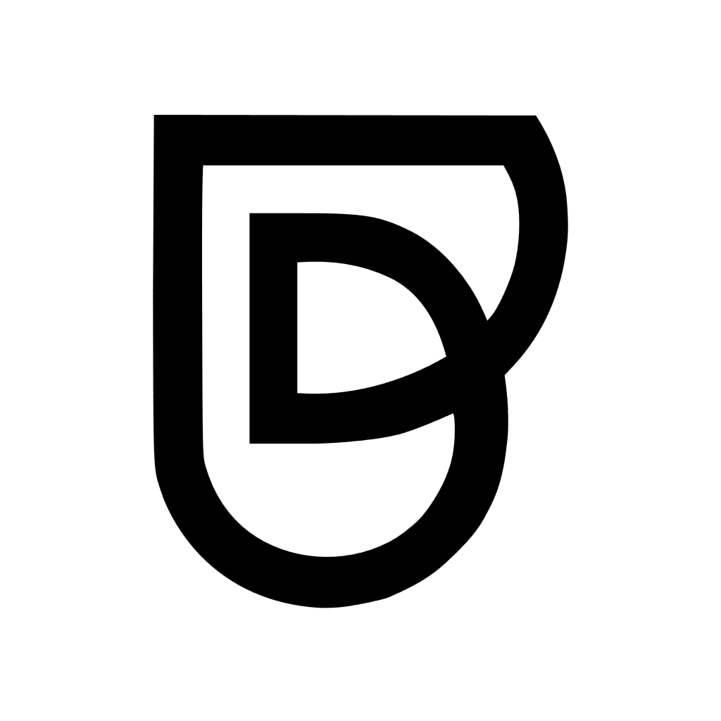 Vector BD Letter Logo Design PNG & SVG