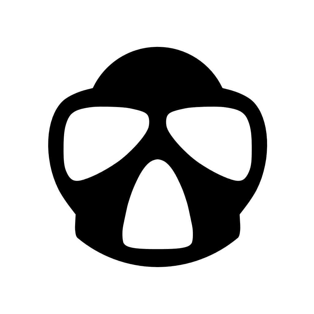Exaggerated Shocked Vector Balaclava Logo