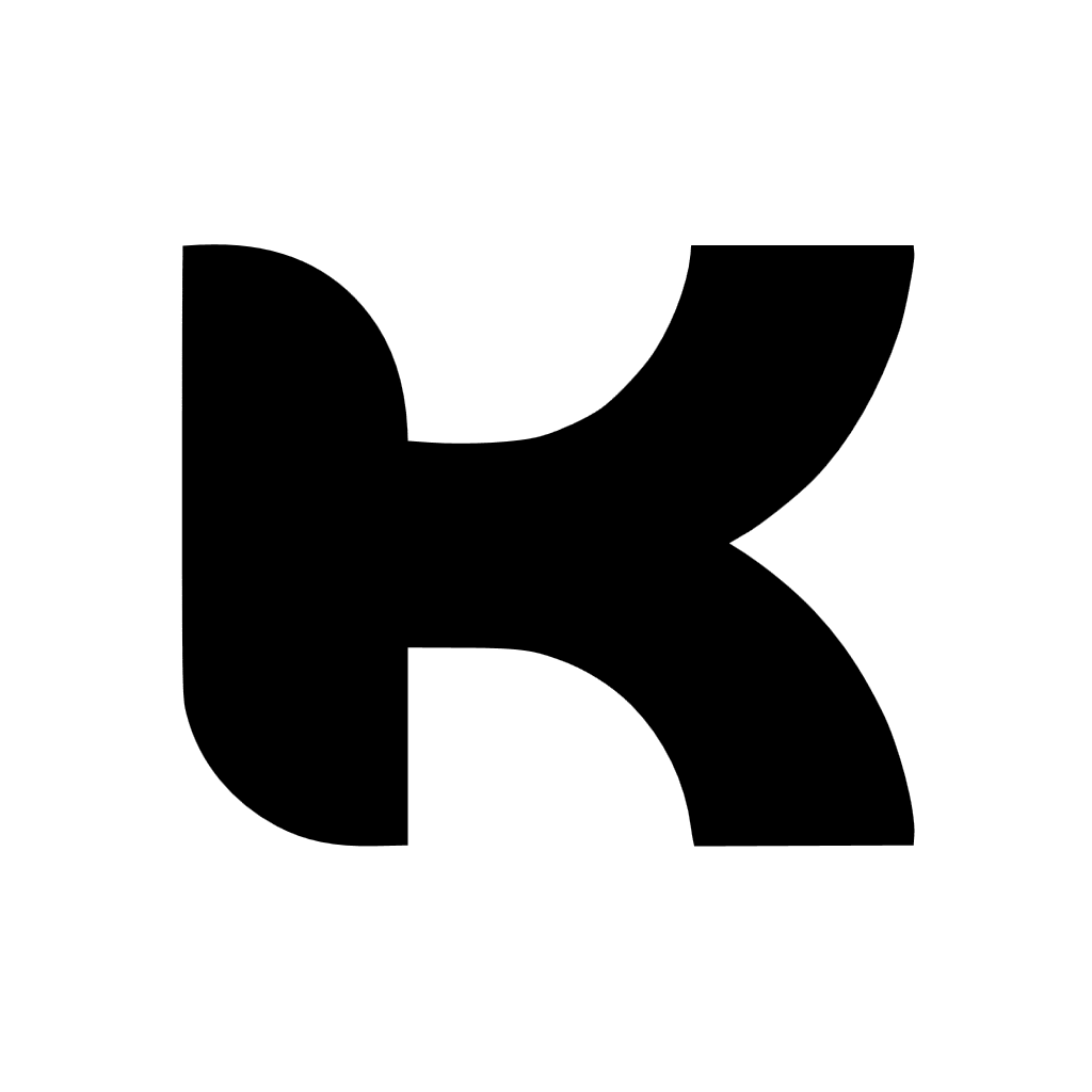 K Logo Design Template