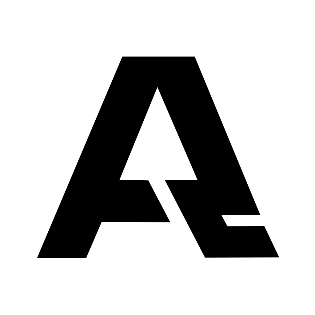 Letter A Symbol Logo with an Arrow