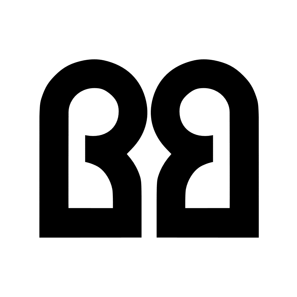 Symmetrical BB Logo Design