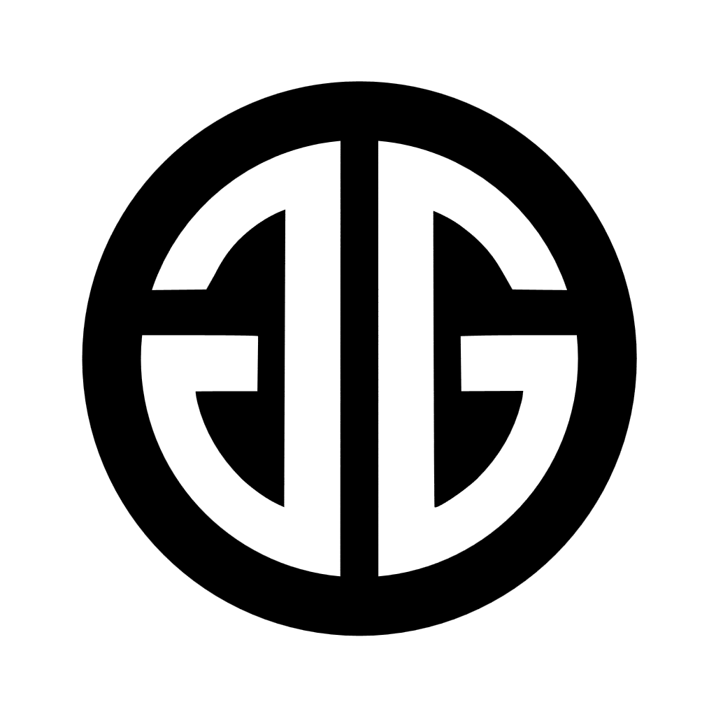 Hollow Double G Logo Design