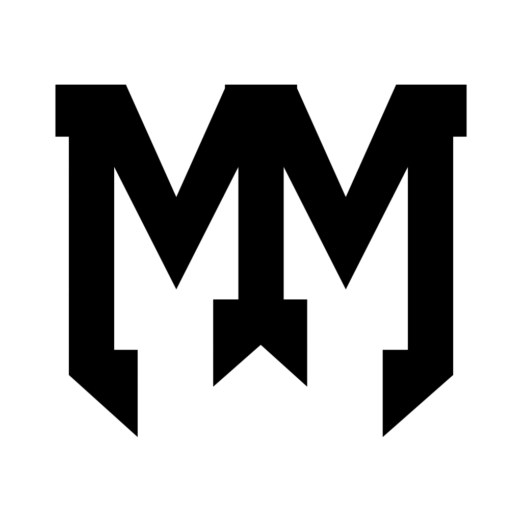 Serif-Inspired MM Logo Design