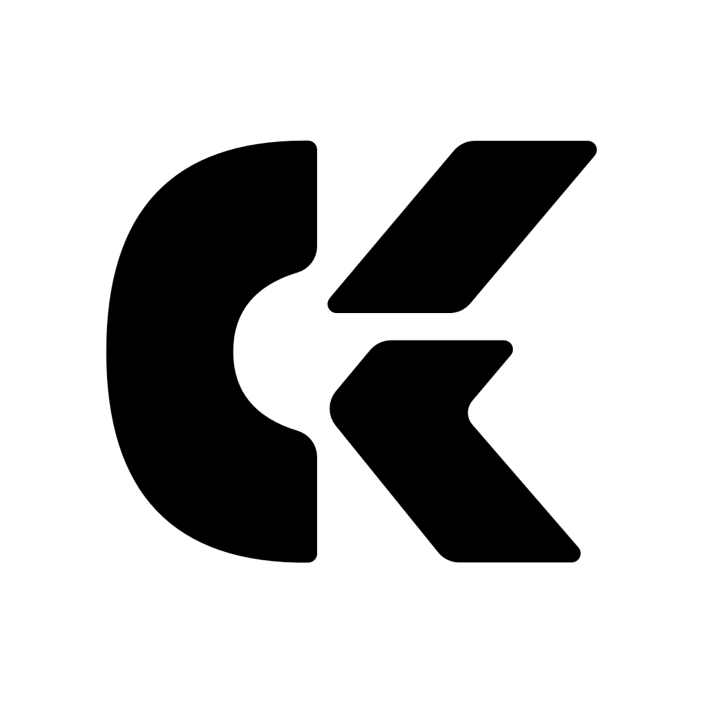 Vector C K Logo Design